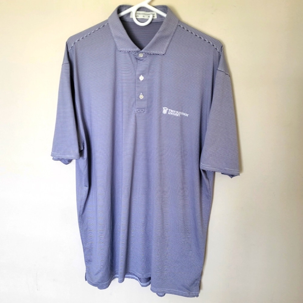 Holderness And Bourne Performance Stretch Striped… - image 1